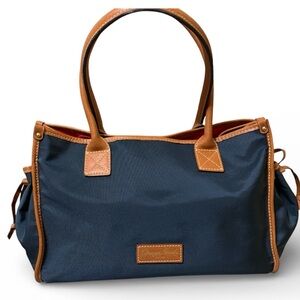 Dooney & Bourke Navy Nylon Tote